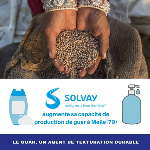 Solvay Melle augmente sa capacité de production du Guar